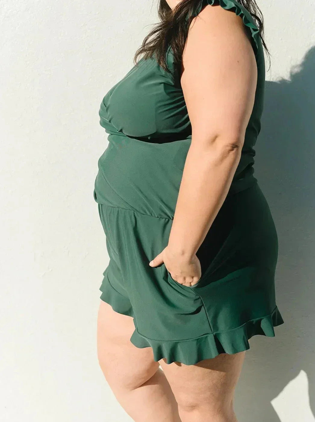🎉Summer Hot Sale🔥Swim Romper Built-in Bra👙detachable bra cup