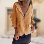 🔥BUY 2 GET 10% OFF💝Women's Summer Cotton Linen Lightweight Blazer