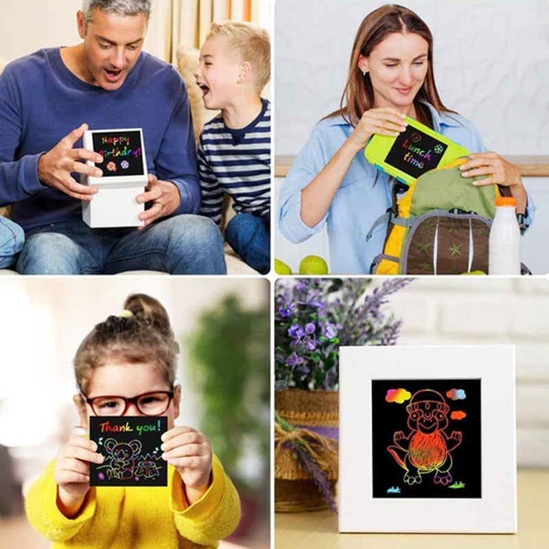 Buy 2 Get 10% Off & Free Shipping🔥Creative Rainbow Scratch Paper Art Set