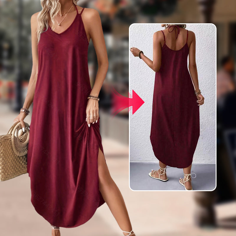 Fashion Breathable Spaghetti Strap Dress