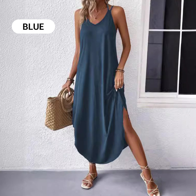 Fashion Breathable Spaghetti Strap Dress