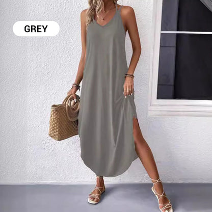 Fashion Breathable Spaghetti Strap Dress