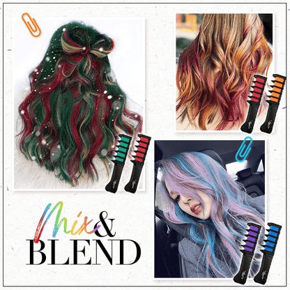 💇‍♀️✨Christmas Sale 50%🔥Festive Fun Hair Chalk Combs