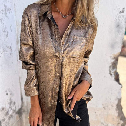 🔥Buy 2 Free Shipping🔥Casual Fashionable Lapel Shirt for Women