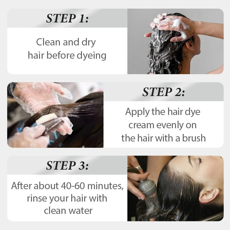 🔥BUY MORE FREE SHIPPING🔥Long-Lasting Non-damaging Silver Gray Hair Cream