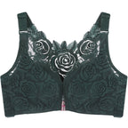 🔥HOT SALE🔥Rose Embroidery Front Closure Wirefree Bra
