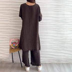 🌸BUY 2 FREE SHIPPING🌸Women's Casual 2-piece Suit with Round Neckline