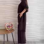 🌸BUY 2 FREE SHIPPING🌸Women's Casual 2-piece Suit with Round Neckline