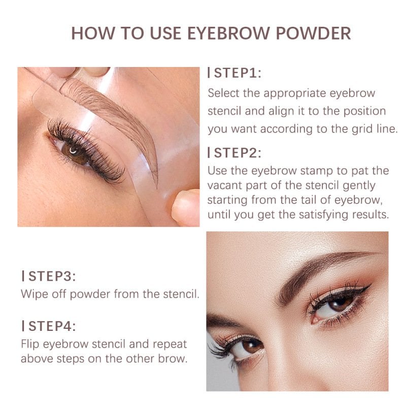 🔥Brows Stencil & Stamp Kit