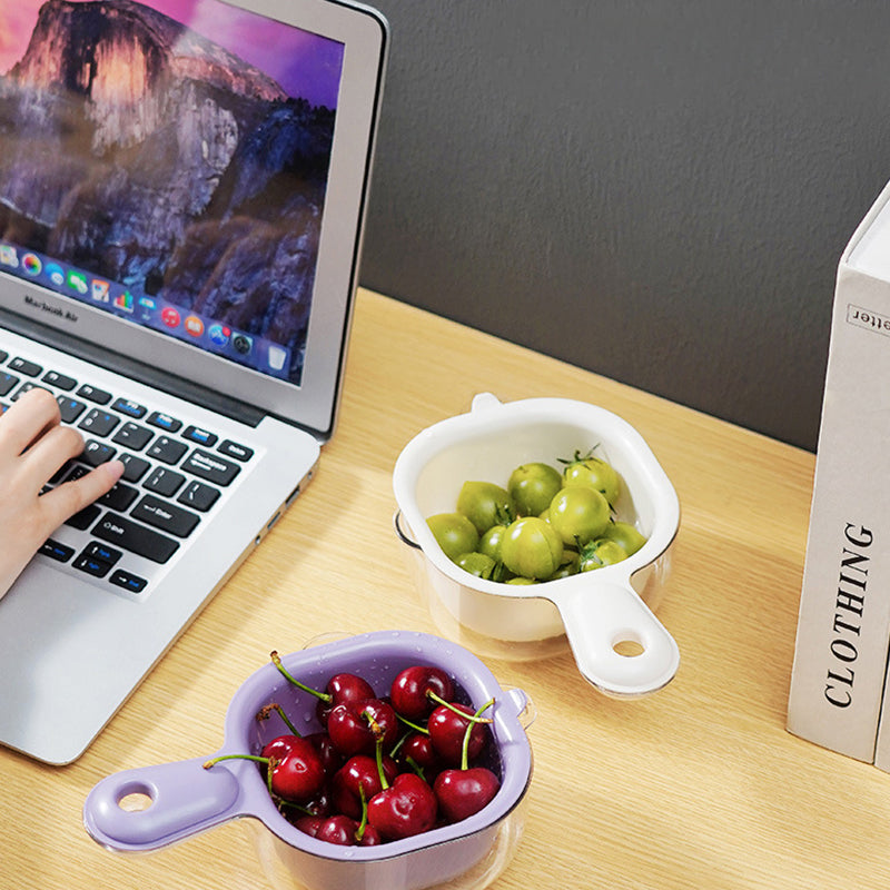 🔥Buy 2 Free Shipping✈️Multi-function Handheld Dual-Layer Draining Basket