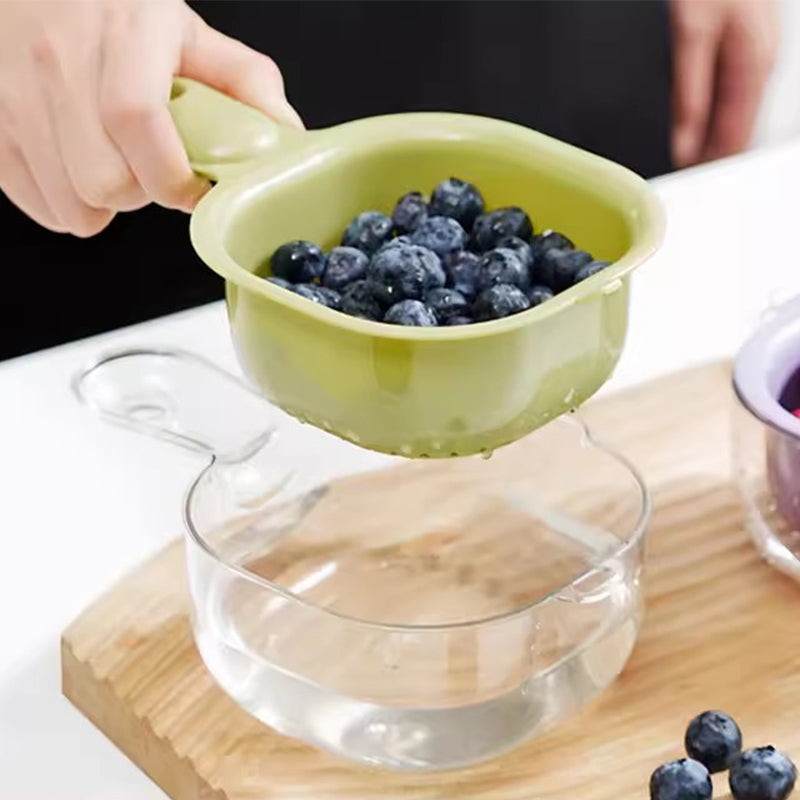 🔥Buy 2 Free Shipping✈️Multi-function Handheld Dual-Layer Draining Basket