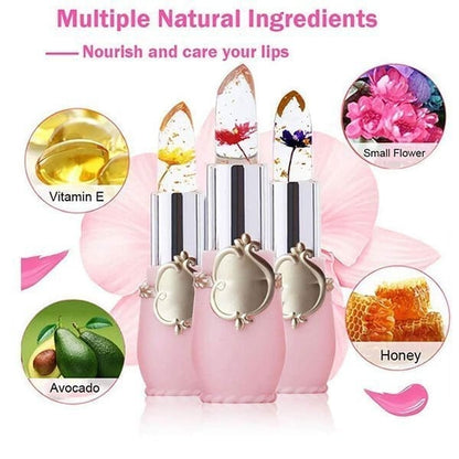 💄Crystal Jelly Flower Color Changing  Lipstick-✨BUY 1 GET 1 FREE