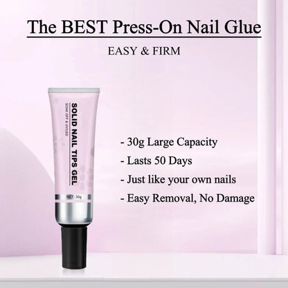 🎉Hot selling🎉Magic Solid Nail Glue Kit 3-In-1 Nail Art Kits