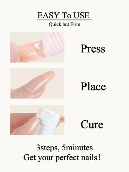🎉Hot selling🎉Magic Solid Nail Glue Kit 3-In-1 Nail Art Kits