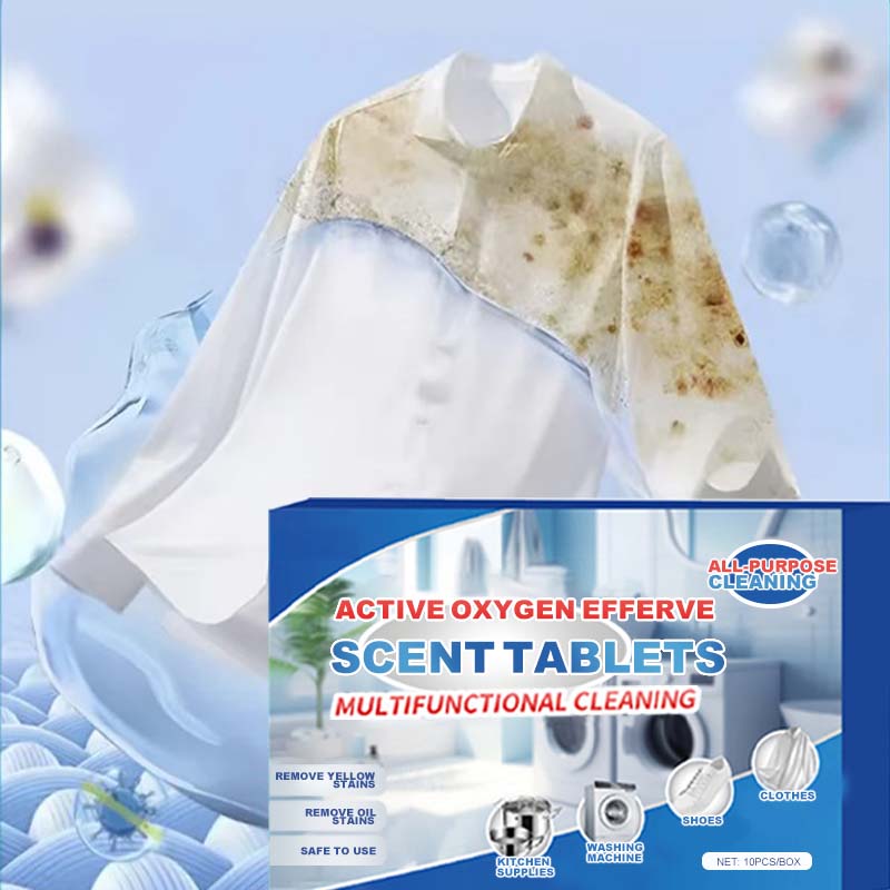 🔥Buy 1 get 2 free (3 boxes)🔥All-purpose Active Oxygen Cleaning Effervescent Tablets