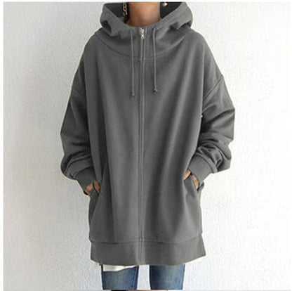 🔥Buy 2 Free Shipping✈️Women's Autumn/Winter Zipper Hooded Sweater