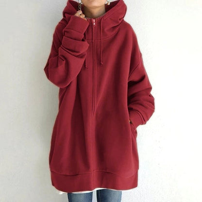 🔥Buy 2 Free Shipping✈️Women's Autumn/Winter Zipper Hooded Sweater