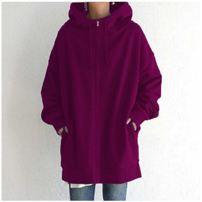 🔥Buy 2 Free Shipping✈️Women's Autumn/Winter Zipper Hooded Sweater