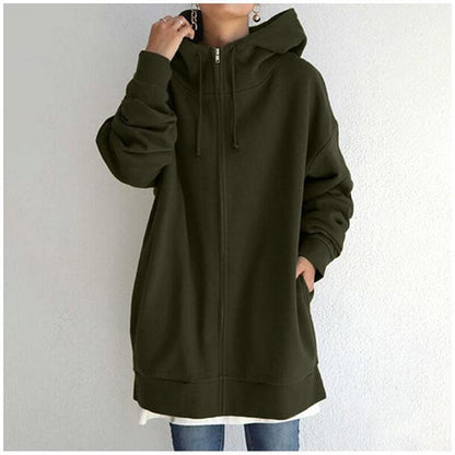 🔥Buy 2 Free Shipping✈️Women's Autumn/Winter Zipper Hooded Sweater