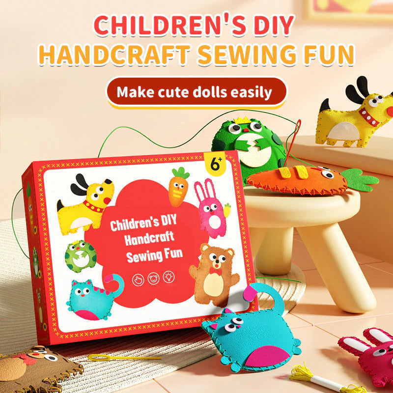 🔥Buy more Free shipping🧵Children's DIY Handcraft Sewing Fun Kit
