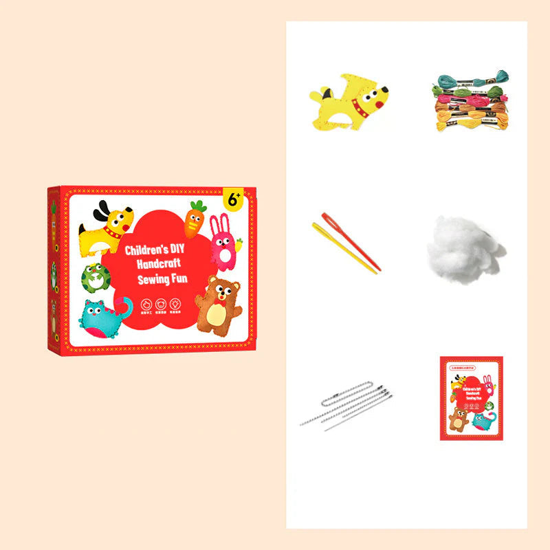 🔥Buy more Free shipping🧵Children's DIY Handcraft Sewing Fun Kit