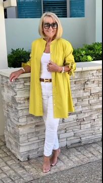 🔥LAST DAY SALE 49% OFF🔥Solid Color Long Cotton Shirt Jackets For Women