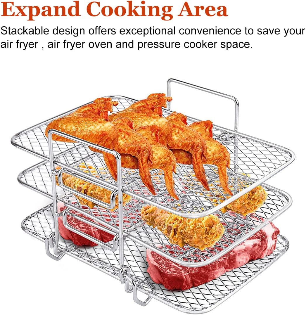 🔥Buy 2 get 1 free🔥Double Basket Air Fryers Rack