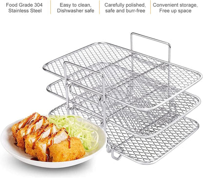 🔥Buy 2 get 1 free🔥Double Basket Air Fryers Rack