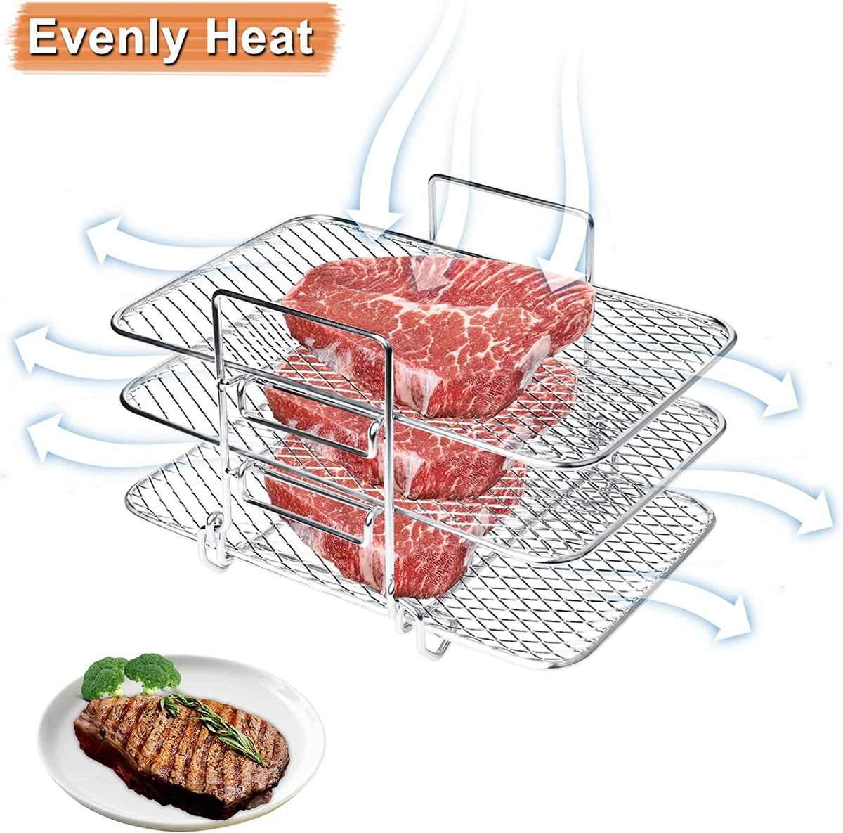 🔥Buy 2 get 1 free🔥Double Basket Air Fryers Rack