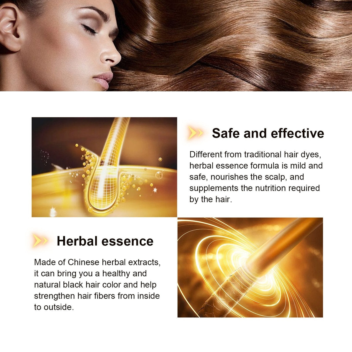 🔥Buy 2 Free Shipping✈️Polygonum Multiflorum GInger Shine Nourishing Root Shampoo