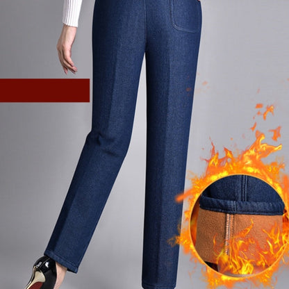 🔥Buy 2 Free Shipping✈️Women's Side-Pocket Full Elastic Waist Jeans