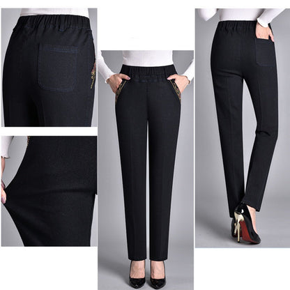 🔥Buy 2 Free Shipping✈️Women's Side-Pocket Full Elastic Waist Jeans