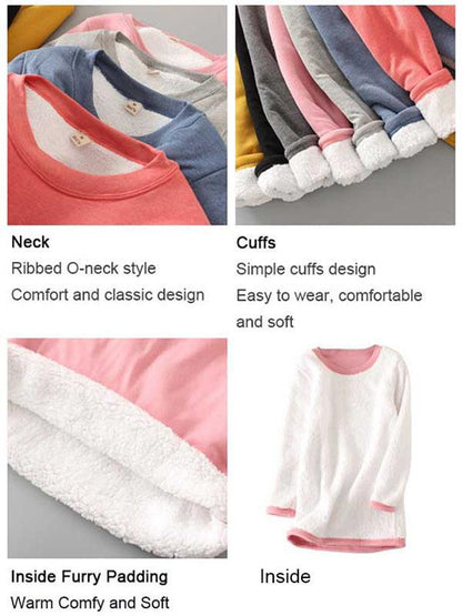 ❄️Get ready for the cold season❄️Women‘s NEW Casual Cotton Round Neck Solid Sweatshirt (S-5XL)🙋‍♀️