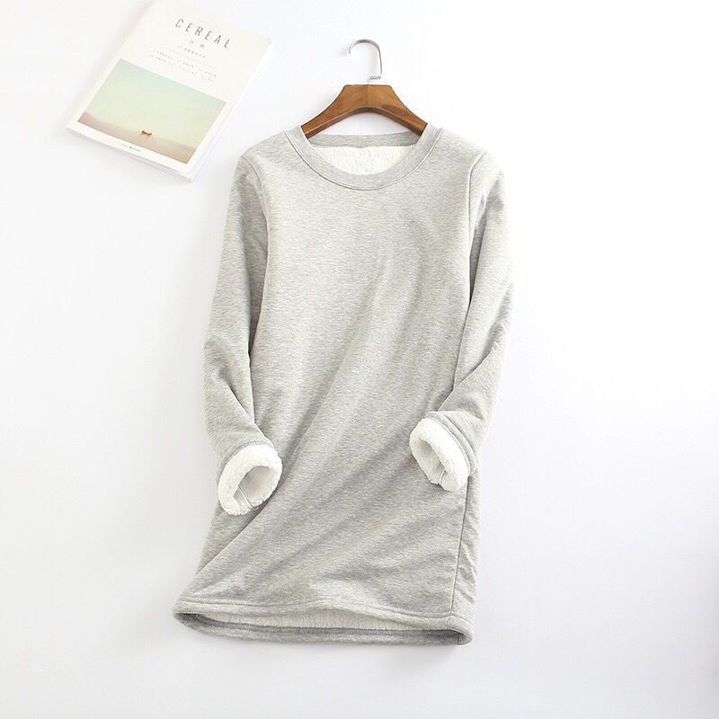 ❄️Get ready for the cold season❄️Women‘s NEW Casual Cotton Round Neck Solid Sweatshirt (S-5XL)🙋‍♀️