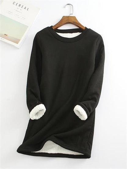 ❄️Get ready for the cold season❄️Women‘s NEW Casual Cotton Round Neck Solid Sweatshirt (S-5XL)🙋‍♀️