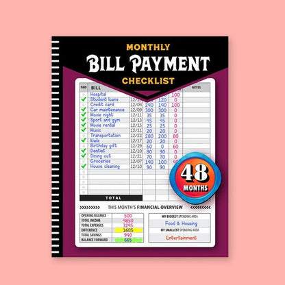 🔥Hot Sales - 49% OFF📔Bill Payment Management Book
