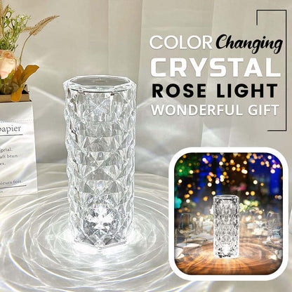 Hot Sale-Touching Control Rose Crystal Lamp - Buy 2 Free Shipping