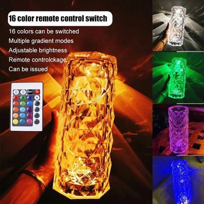 Hot Sale-Touching Control Rose Crystal Lamp - Buy 2 Free Shipping