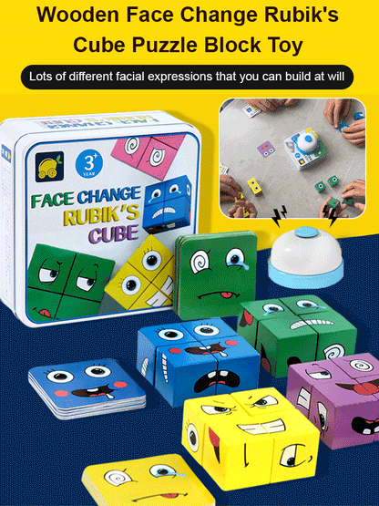 💖HOT SALE 49% OFF🎁3D Puzzle Educational Faces Changing Family Game🧩