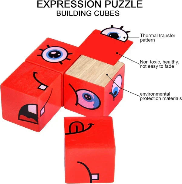 🏆The Best Children’s Day Gift🎁5D Puzzle Educational Faces Changing Family Game🧩