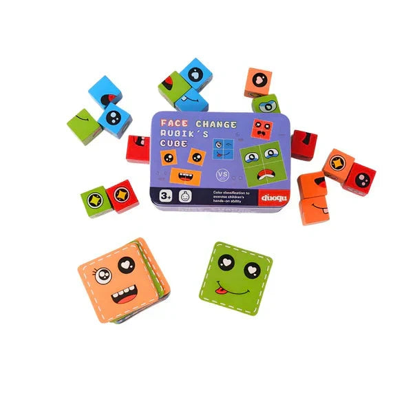 💖HOT SALE 49% OFF🎁3D Puzzle Educational Faces Changing Family Game🧩