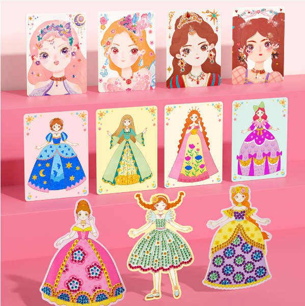 🎄Early Xmas Sales - 49% OFF🎅Fantasy 3-in-1 Princess Dress Up & Make Up Game Set💝