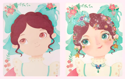🎄Early Xmas Sales - 49% OFF🎅Fantasy 3-in-1 Princess Dress Up & Make Up Game Set💝