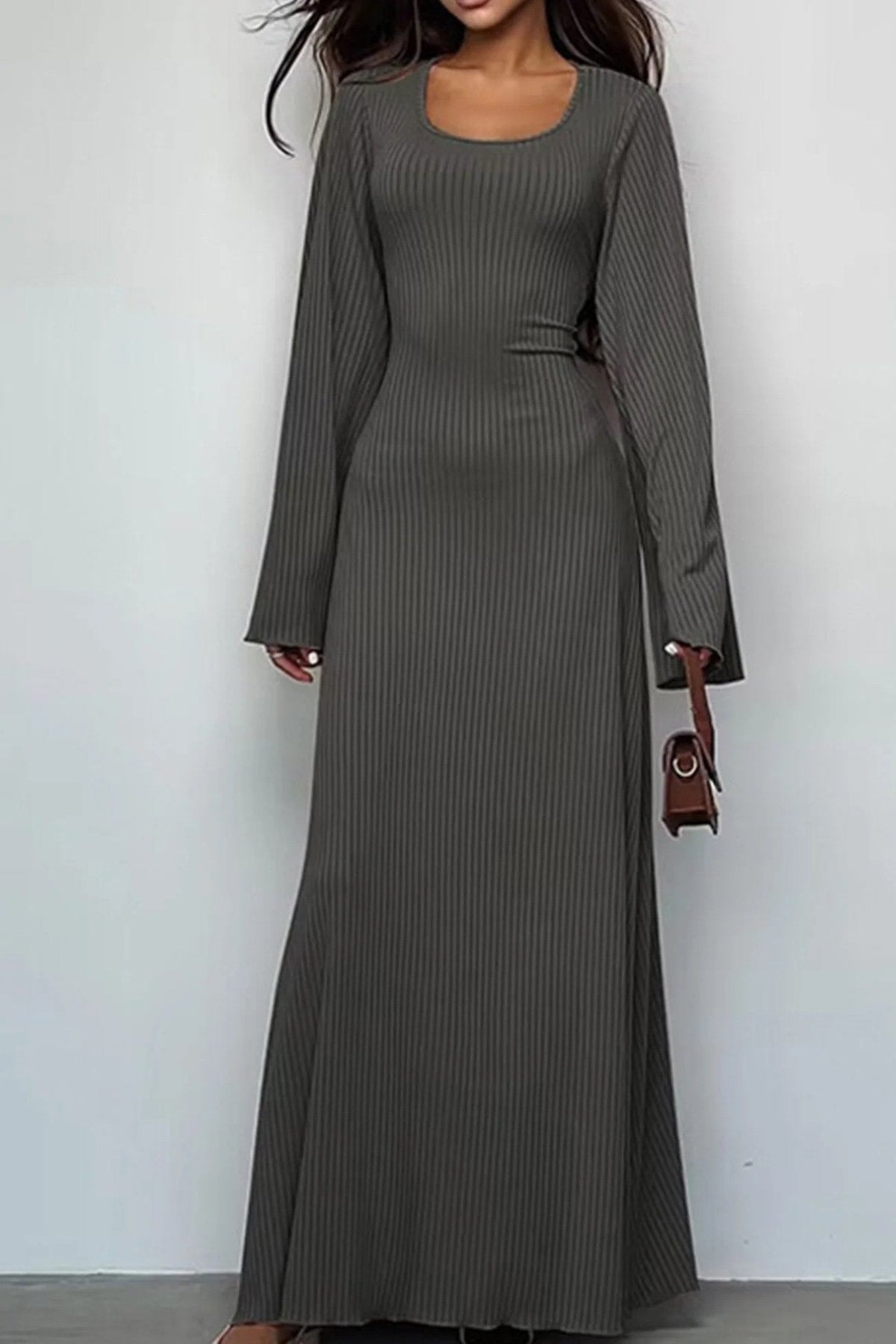 🎄Xmas Hot Sale - 49% OFF🎅Long Sleeve Split Loose Casual Dress ✈️2pcs free shipping