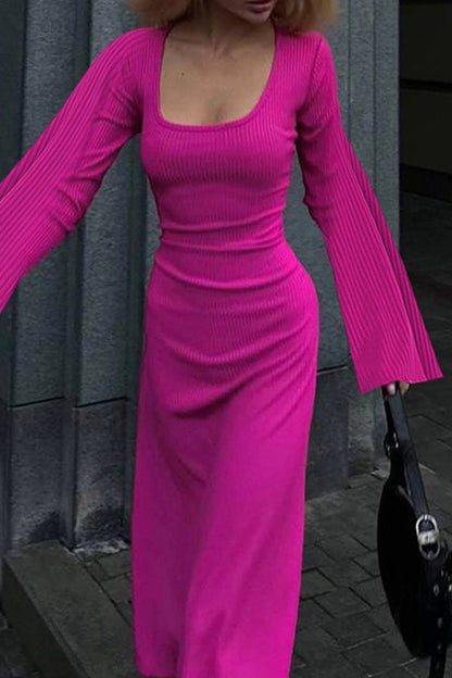 🎄Xmas Hot Sale - 49% OFF🎅Long Sleeve Split Loose Casual Dress ✈️2pcs free shipping