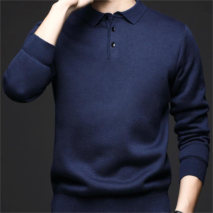 ❄️Winter Essentials -🔥Men's Winter Lapel Padded Thickened Sweater