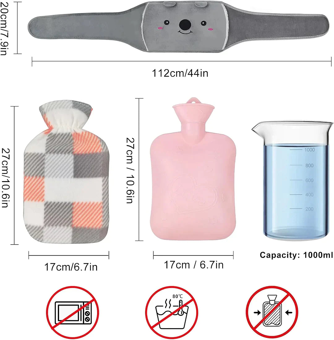 🎁Christmas Gift 🎄 Plush Hot Water Bottle Belt For Refilling✈️Buy 2 Free Shipping