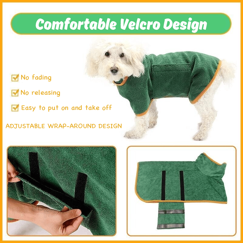 🔥Buy 2 Free Shipping✈️Super Absorbent Pet Bathrobe