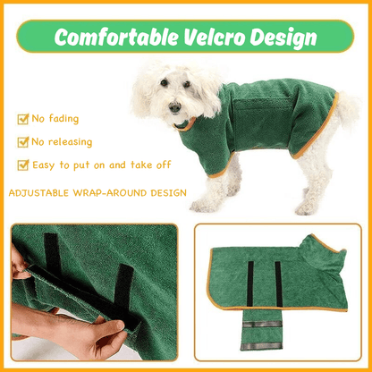 🔥Buy 2 Free Shipping✈️Super Absorbent Pet Bathrobe