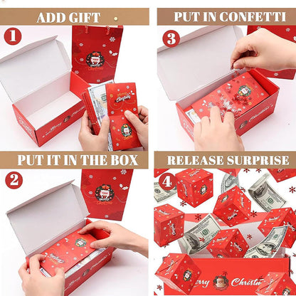 🎅🎄Christmas Sale-49%🔥Explosive Pop-Up Surprise Money Gift Box